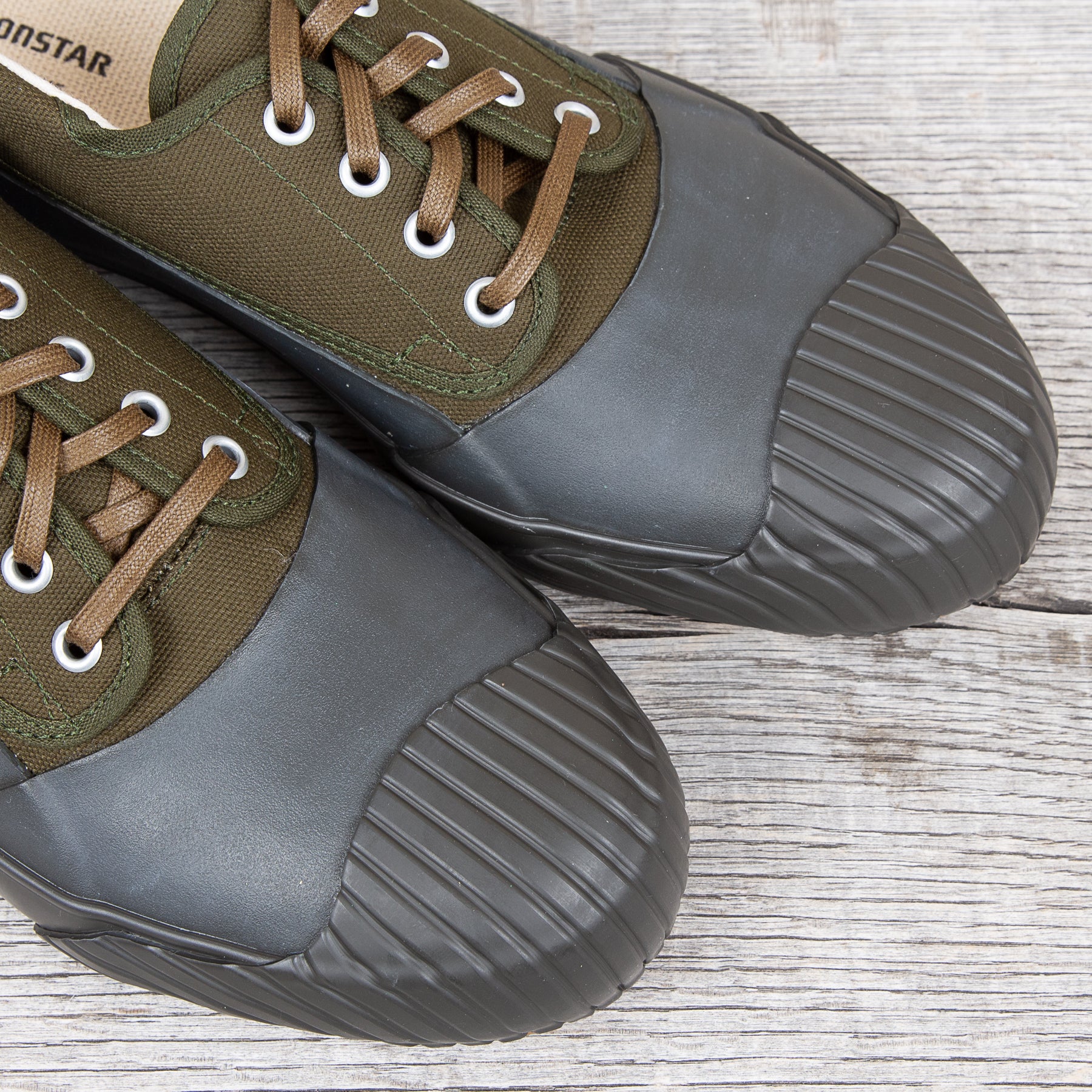 Moonstar Mudguard Vulcanized Rubber Shoes Olive – Second Sunrise