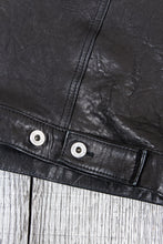 Secondhand Indigofera Black Grant Leather Jacket