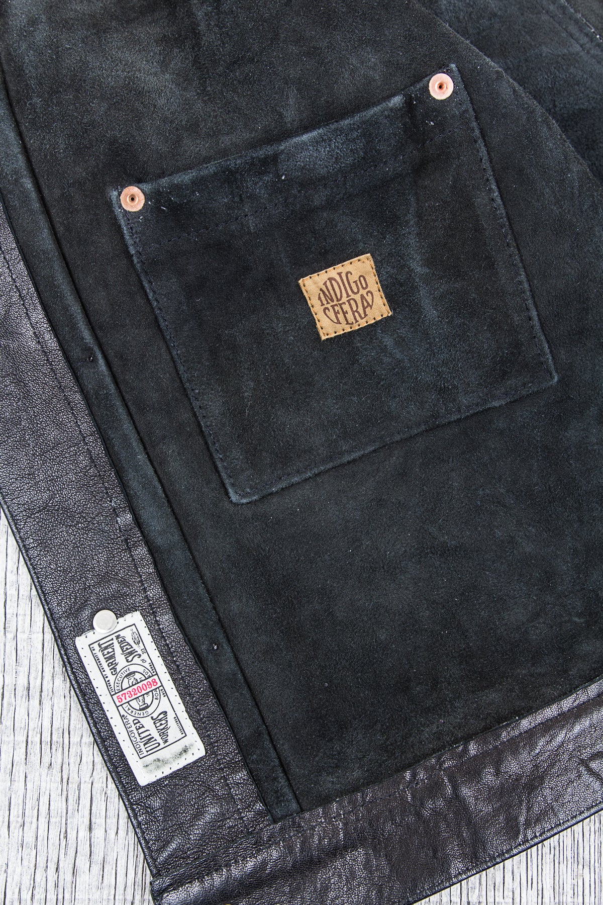 Secondhand Indigofera Black Grant Leather Jacket