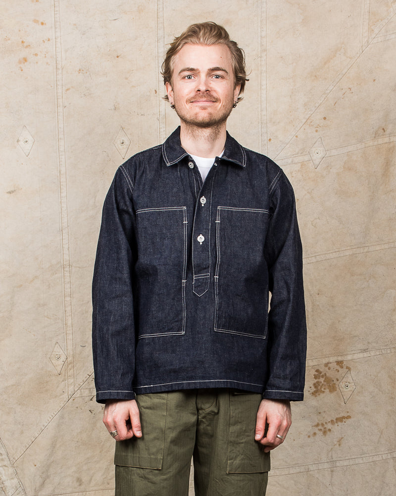 Denim shop pullover shirt