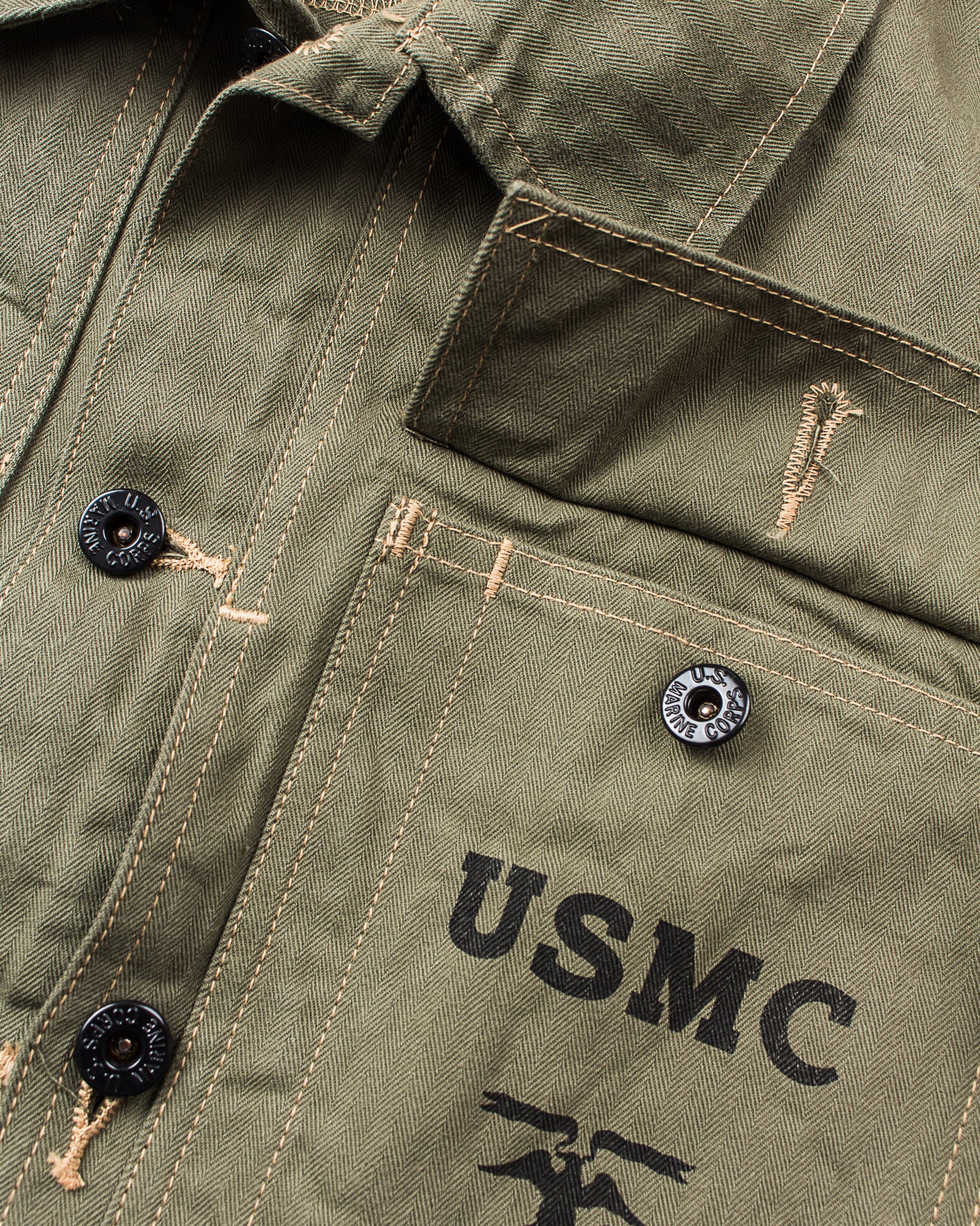 Buzz Rickson's USMC P-44 HBT Jacket BR15123 – Second Sunrise