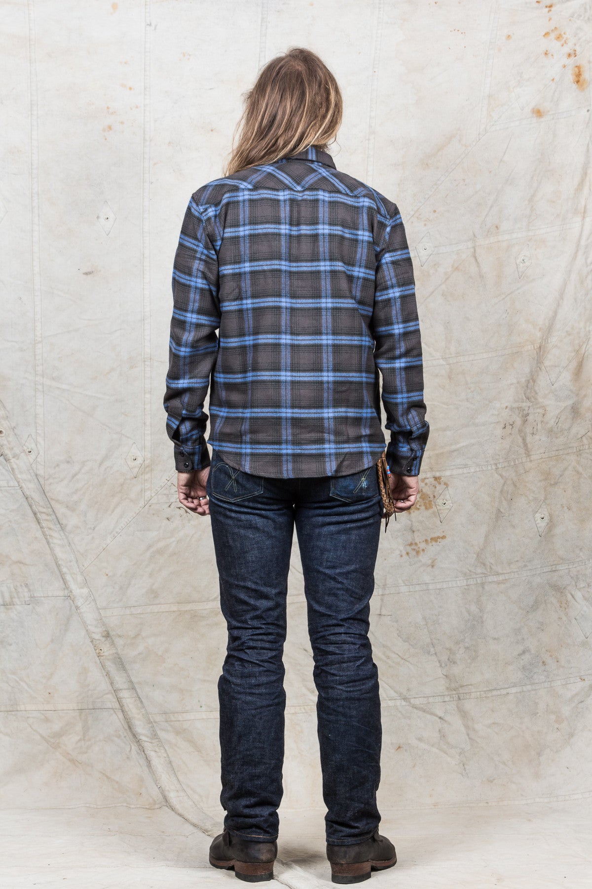 Indigofera Bryson Shirt Charcoal/Blue/Green