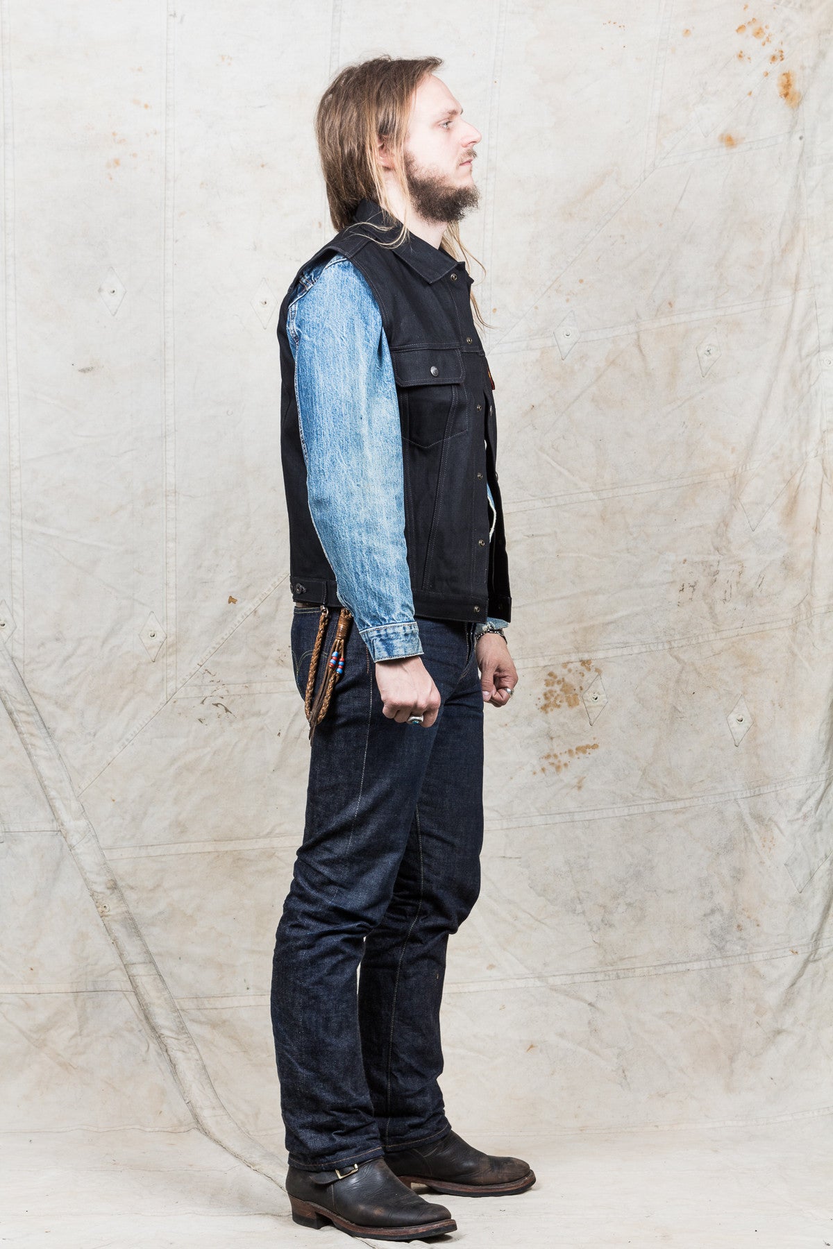 Indigofera Gunnar Vest Gunpowder Black