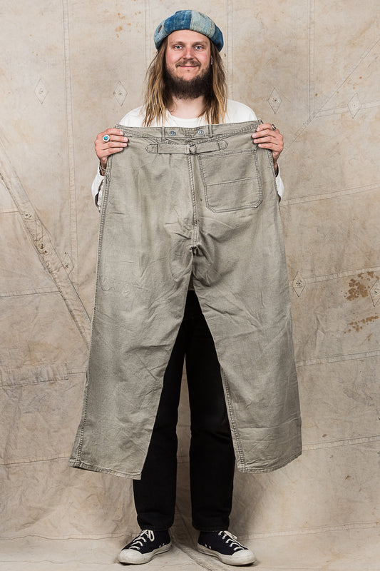 Vintage 1940s / 50s Swedish Cinch Back Army Pants "Grötbyxor" No. 6