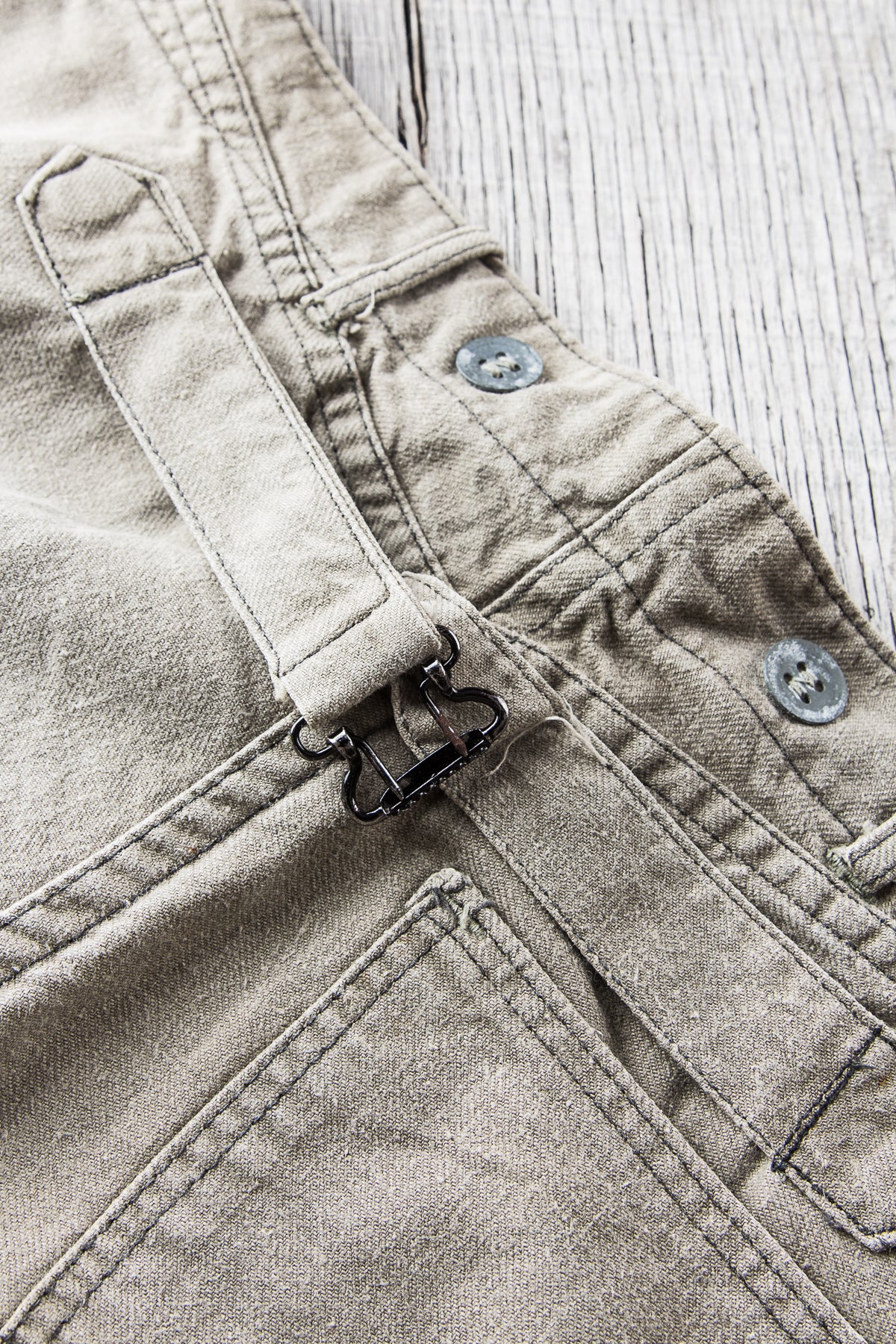 Vintage 1940s / 50s Swedish Cinch Back Army Pants "Grötbyxor" No. 6
