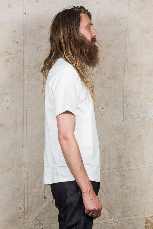 Warehouse & Co. Lot 4601 Henley Neck T-shirt White