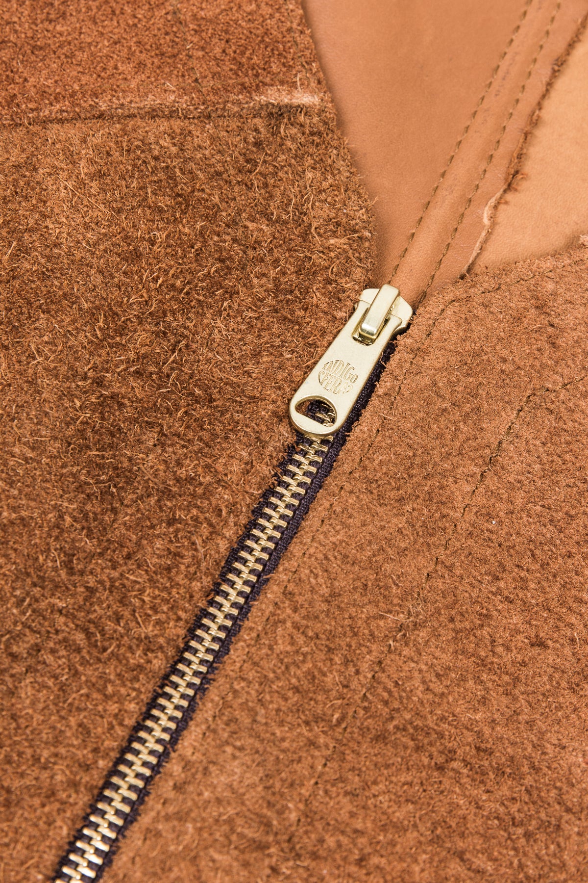 Indigofera Monroe Leather Vest Brown