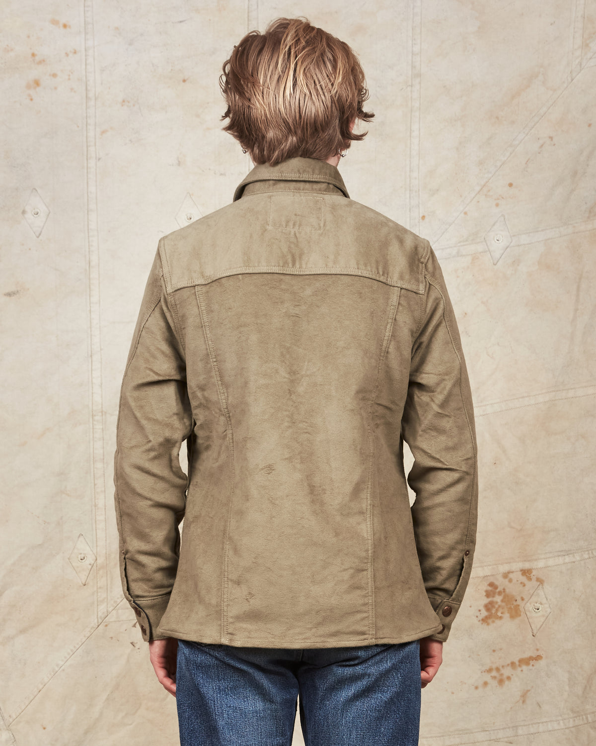 Indigofera Copeland Shirt Moleskin Dark Lovat