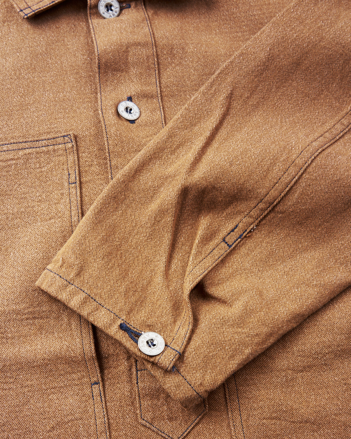 Buzz Rickson's Brown Denim Pullover Jacket