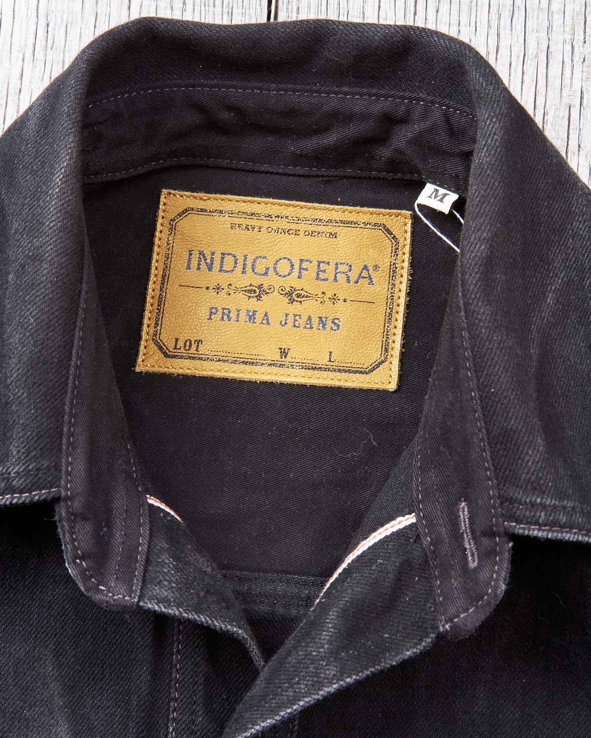 Second Hand Indigofera Fargo Shirt Gunpowder Black Size M