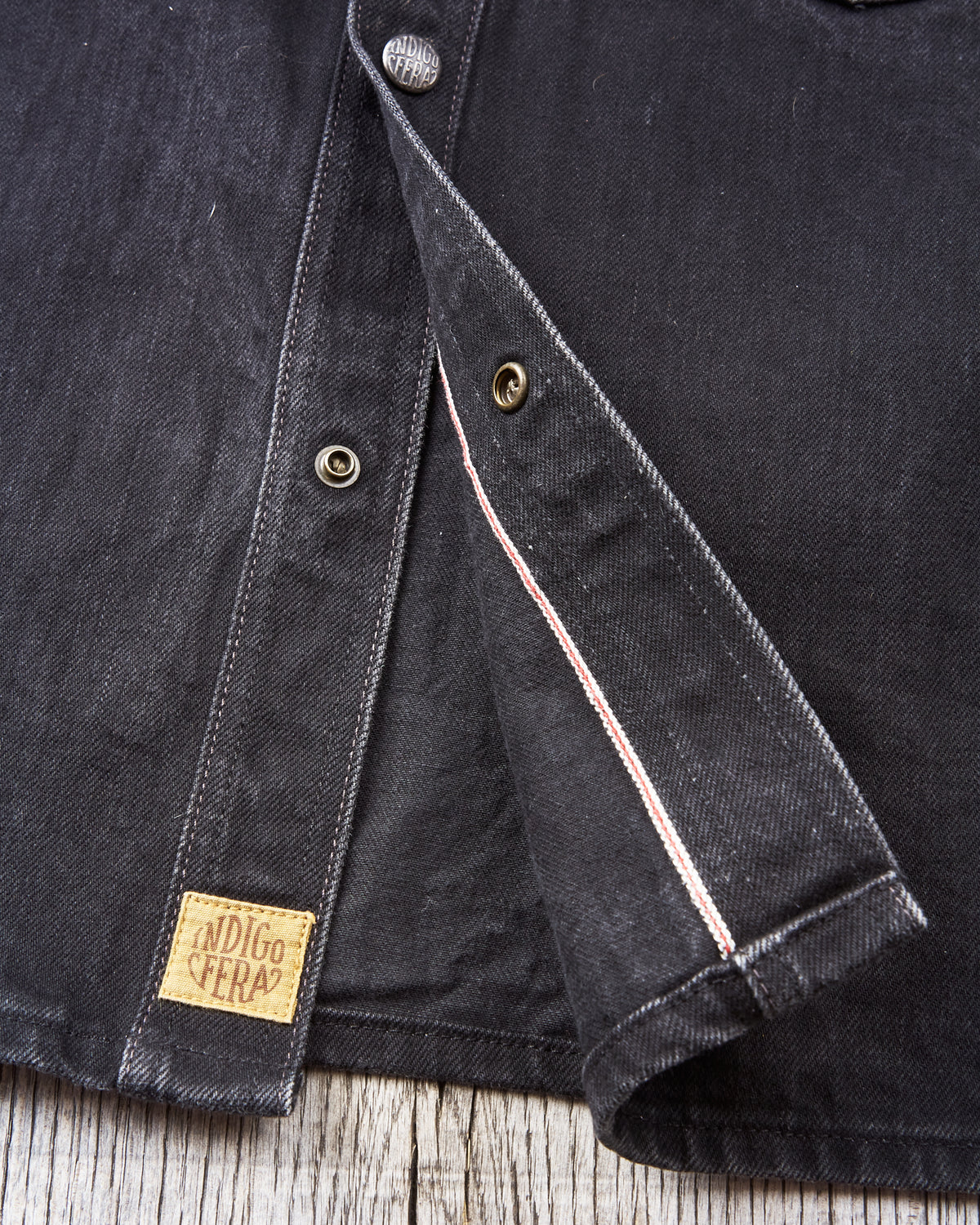 Second Hand Indigofera Fargo Shirt Gunpowder Black Size M