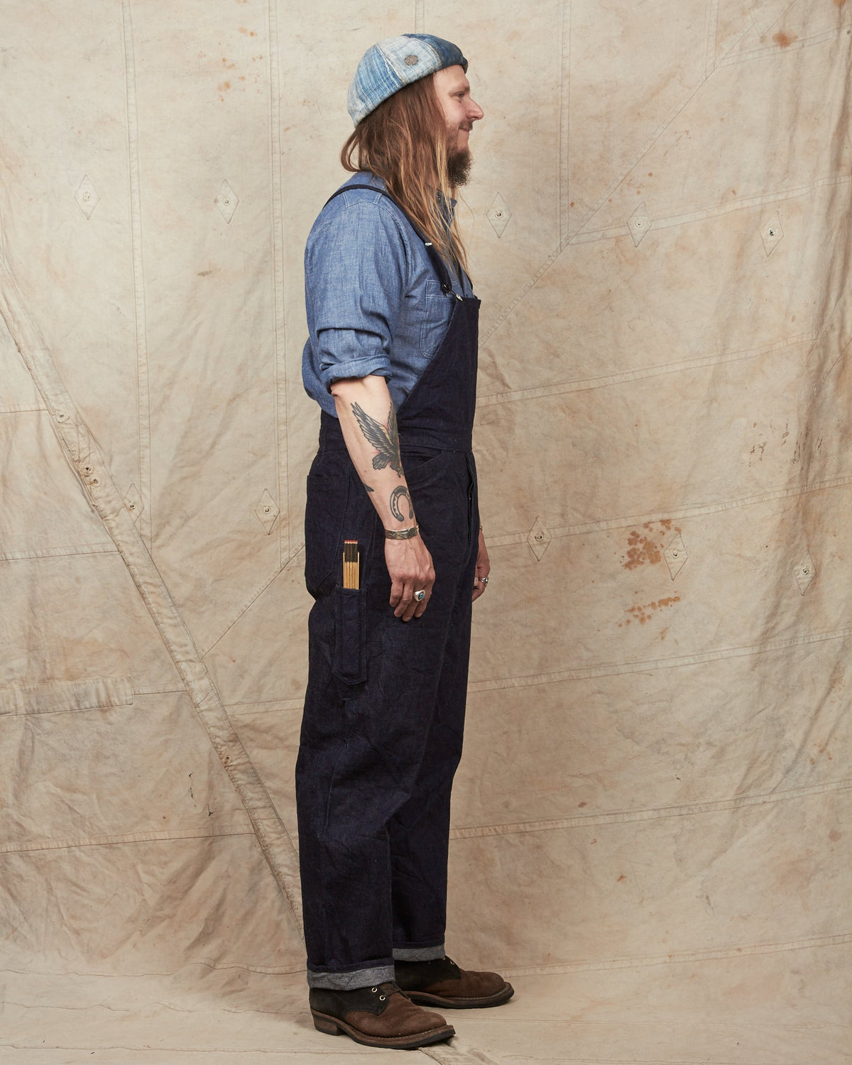 Warehouse & Co Lot 1220 Turn of Century Denim Overall