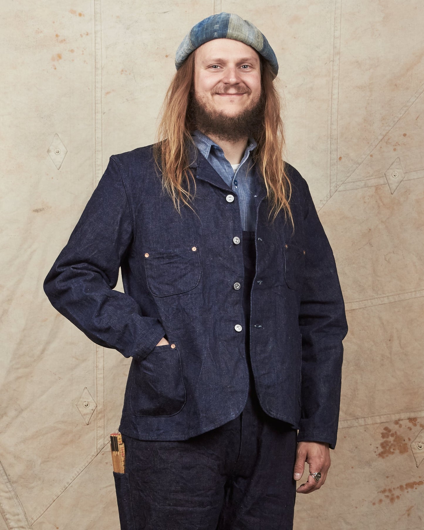 Warehouse & Co Tailor Style Denim Jacket Lot 2161 One Wash