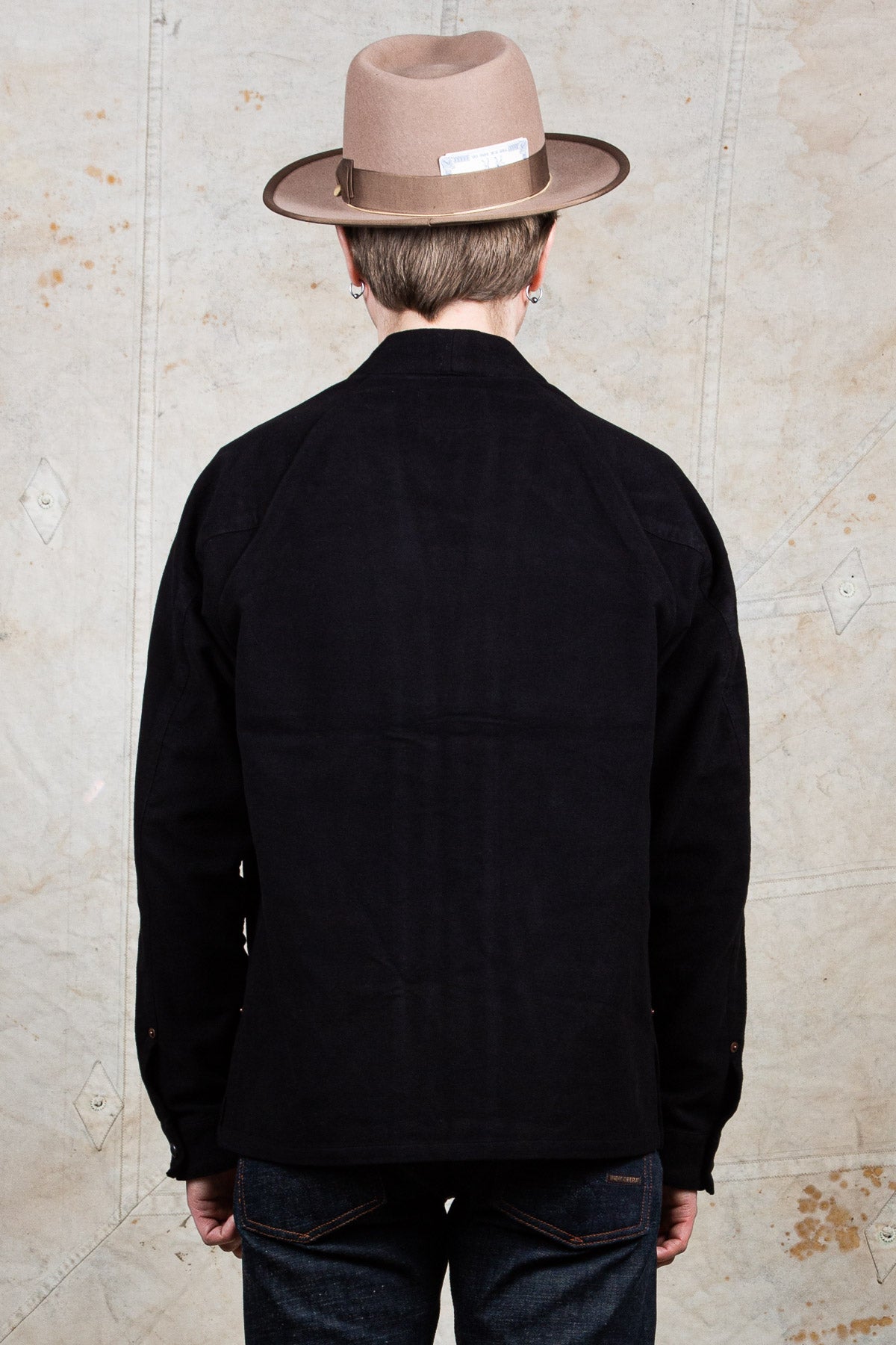 Indigofera Slowhand Shirt Moleskin Black