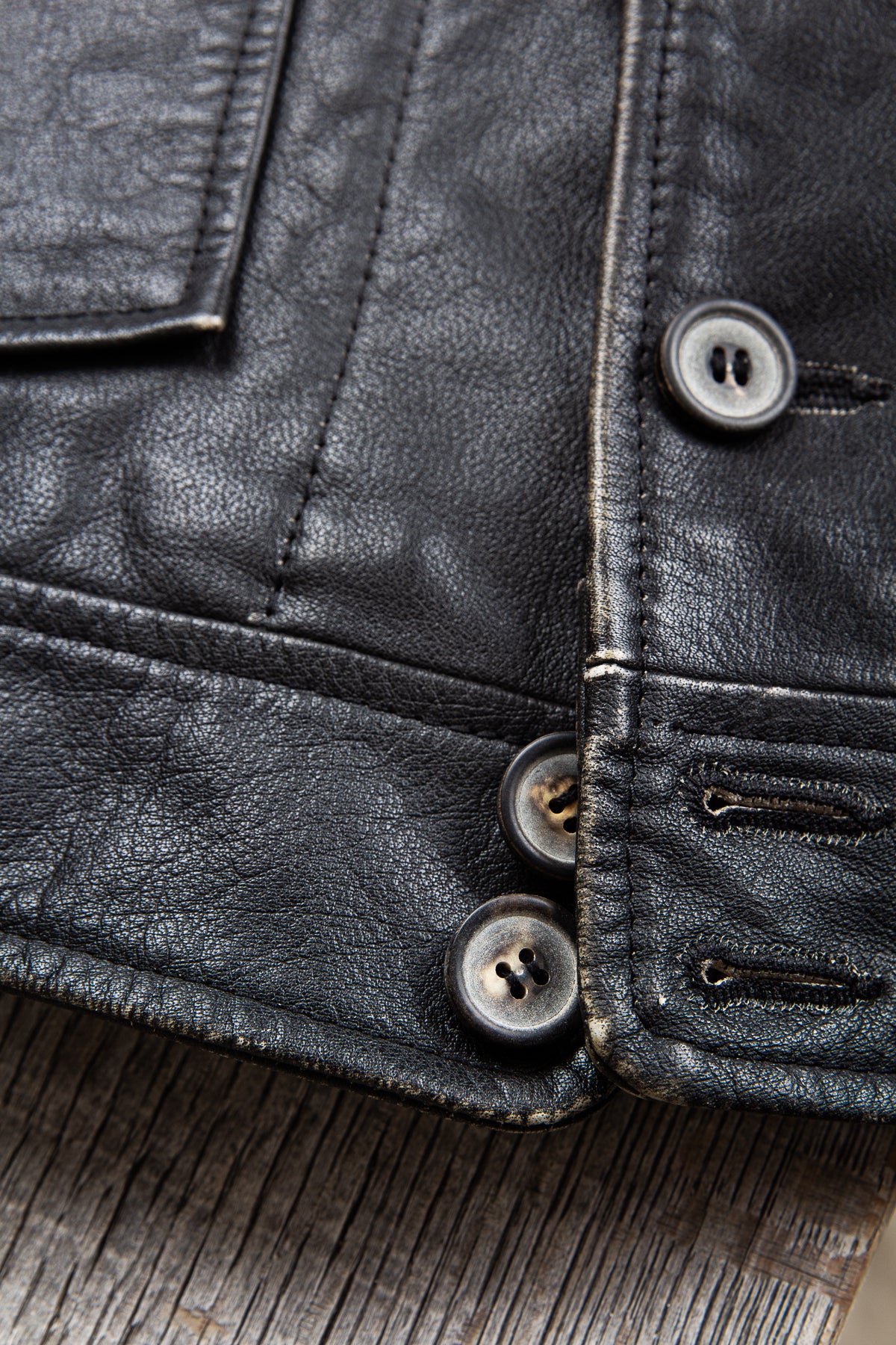 Second Hand LVC 1930's Menlo Leather Jacket Black Size M