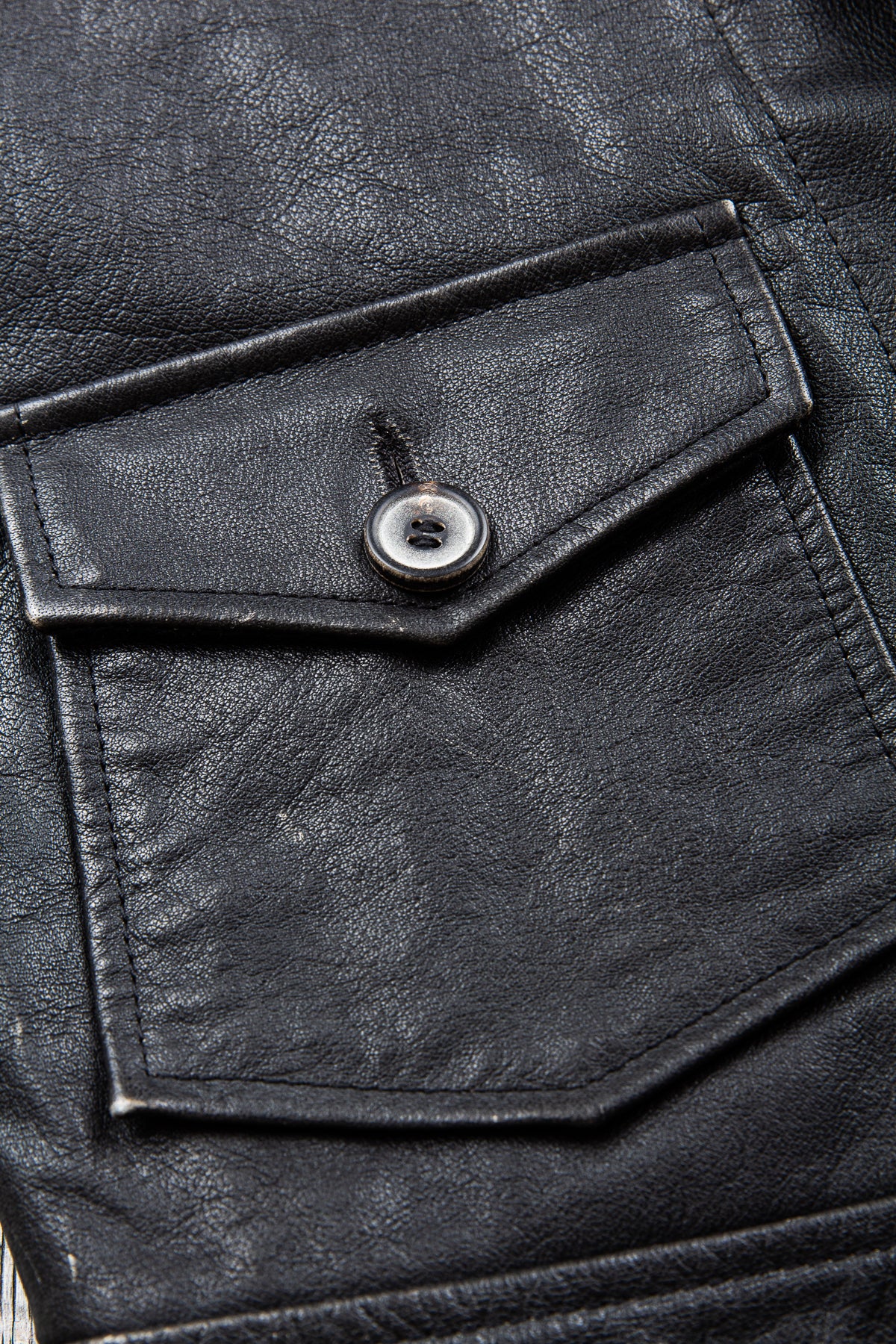 Second Hand LVC 1930's Menlo Leather Jacket Black Size M