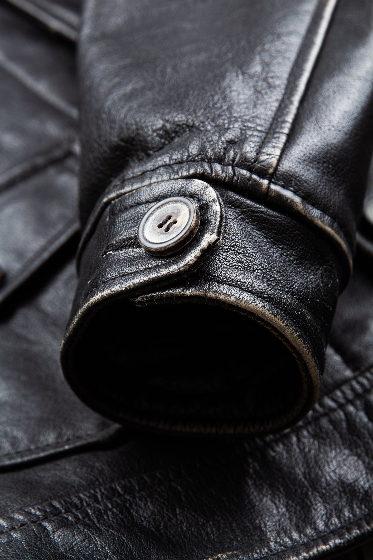 Second Hand LVC 1930's Menlo Leather Jacket Black Size M