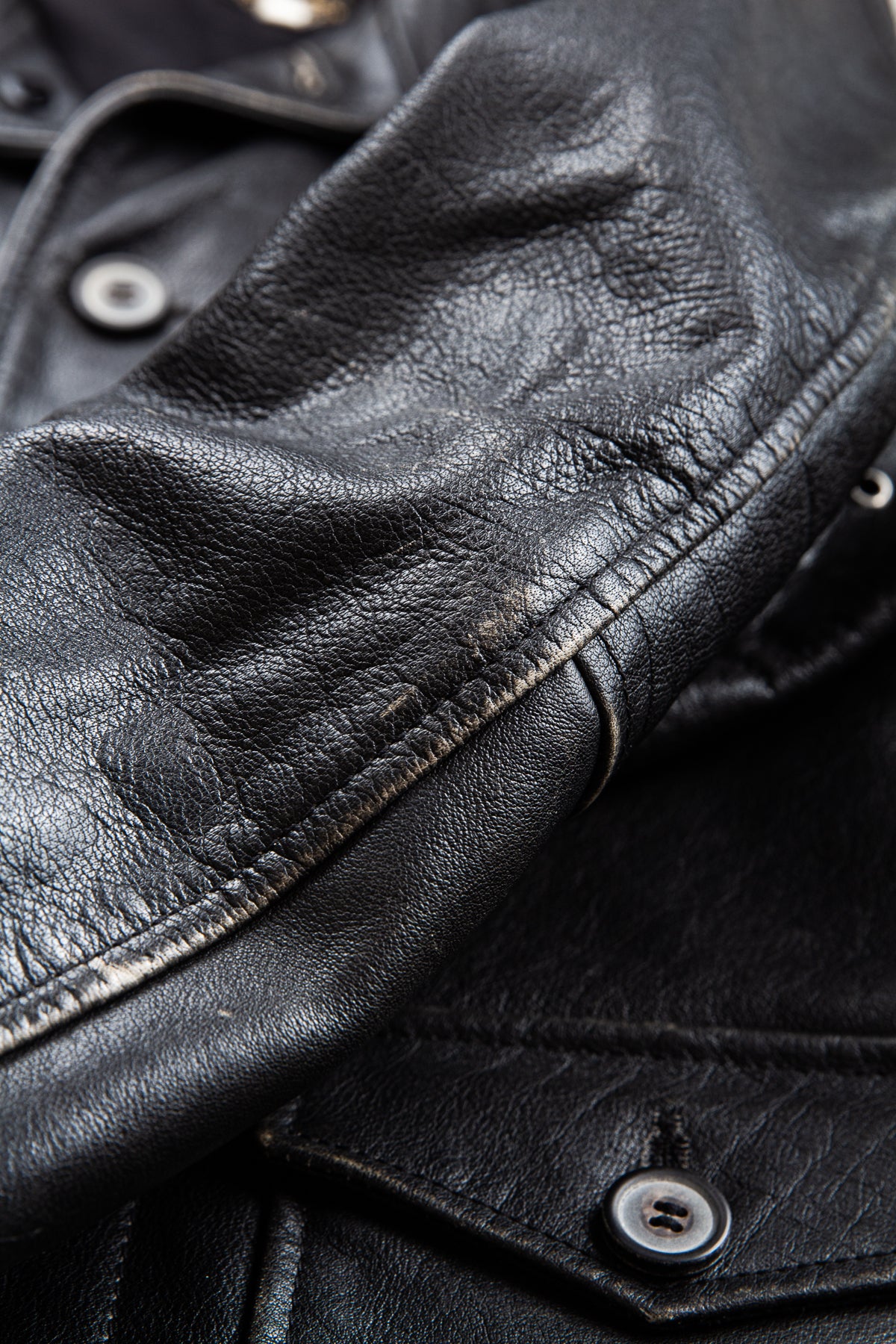 Second Hand LVC 1930's Menlo Leather Jacket Black Size M