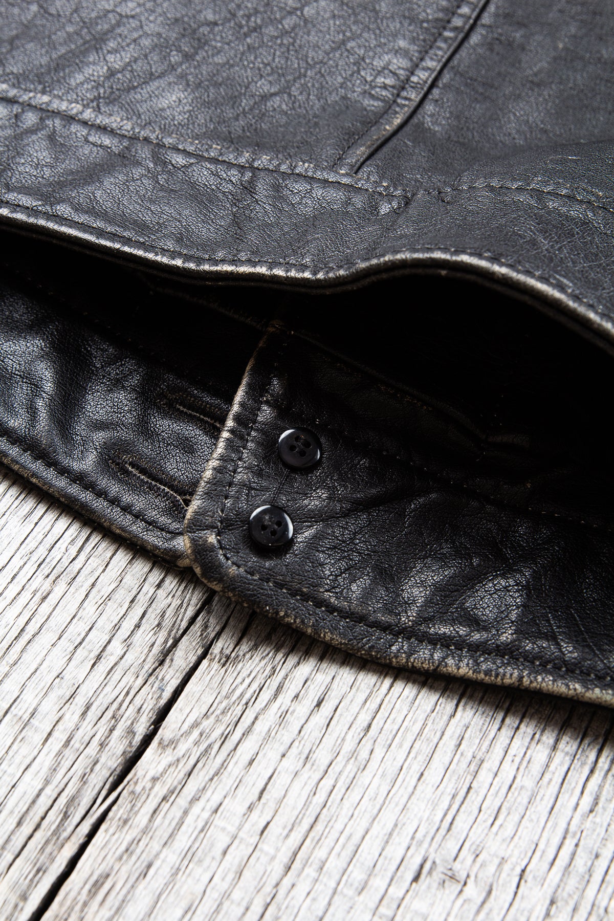 Second Hand LVC 1930's Menlo Leather Jacket Black Size M