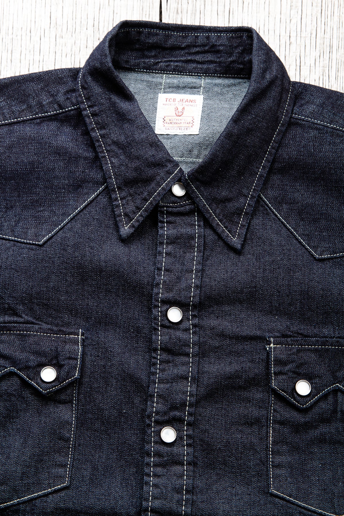 TCB Jeans Ranch Denim Shirt / Sawtooth Western