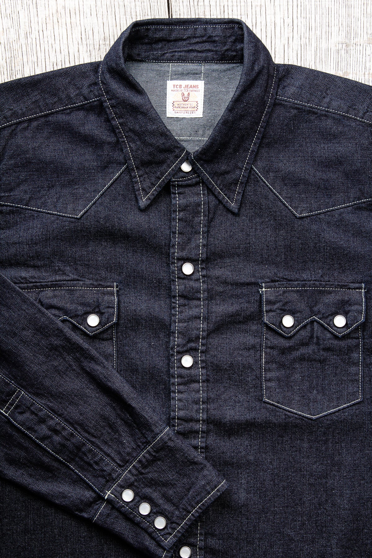 TCB Jeans Ranch Denim Shirt / Sawtooth Western