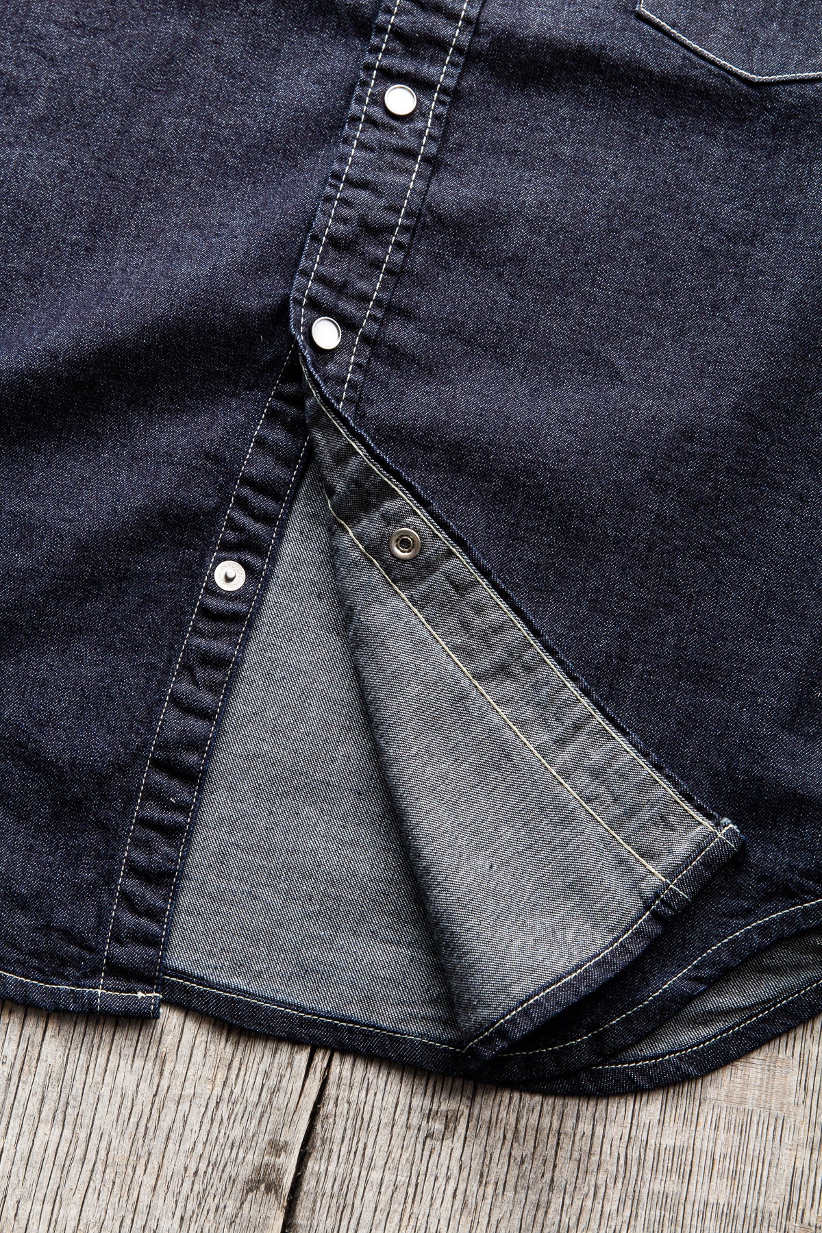 TCB Jeans Ranch Denim Shirt / Sawtooth Western