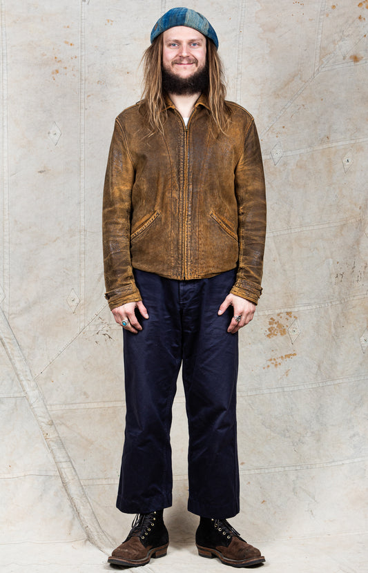 Second Hand LVC 1930's Leather Jacket Size L