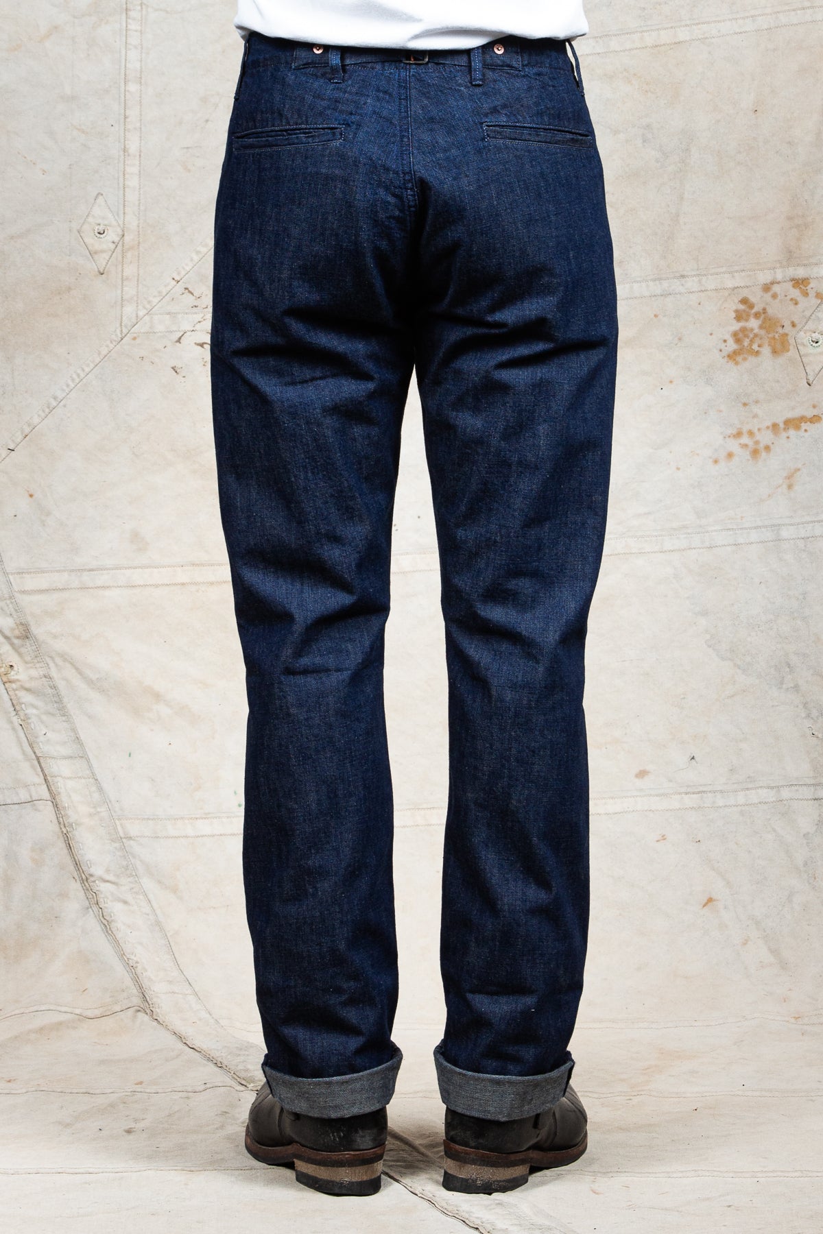 Indigofera Heyes 40's Navy Denim Pants