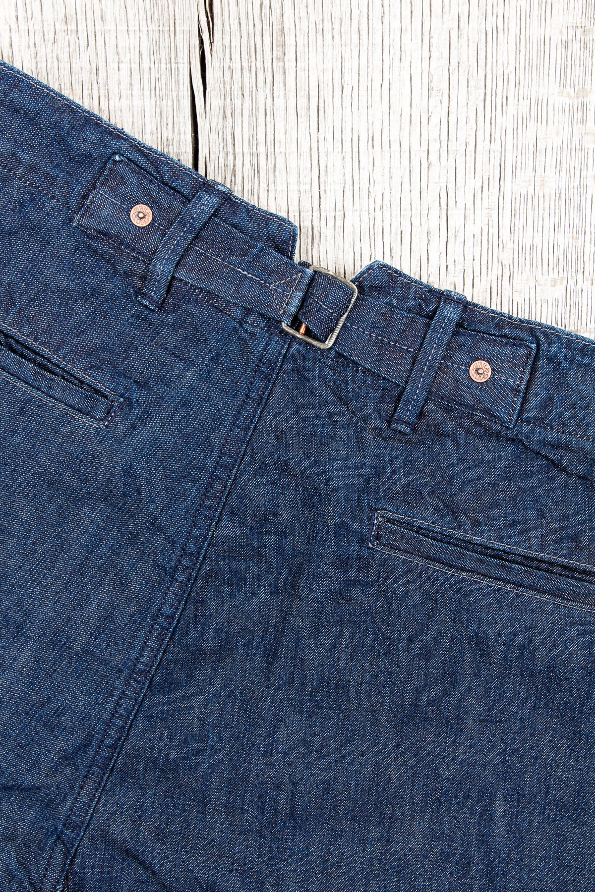 Indigofera Heyes 40's Navy Denim Pants
