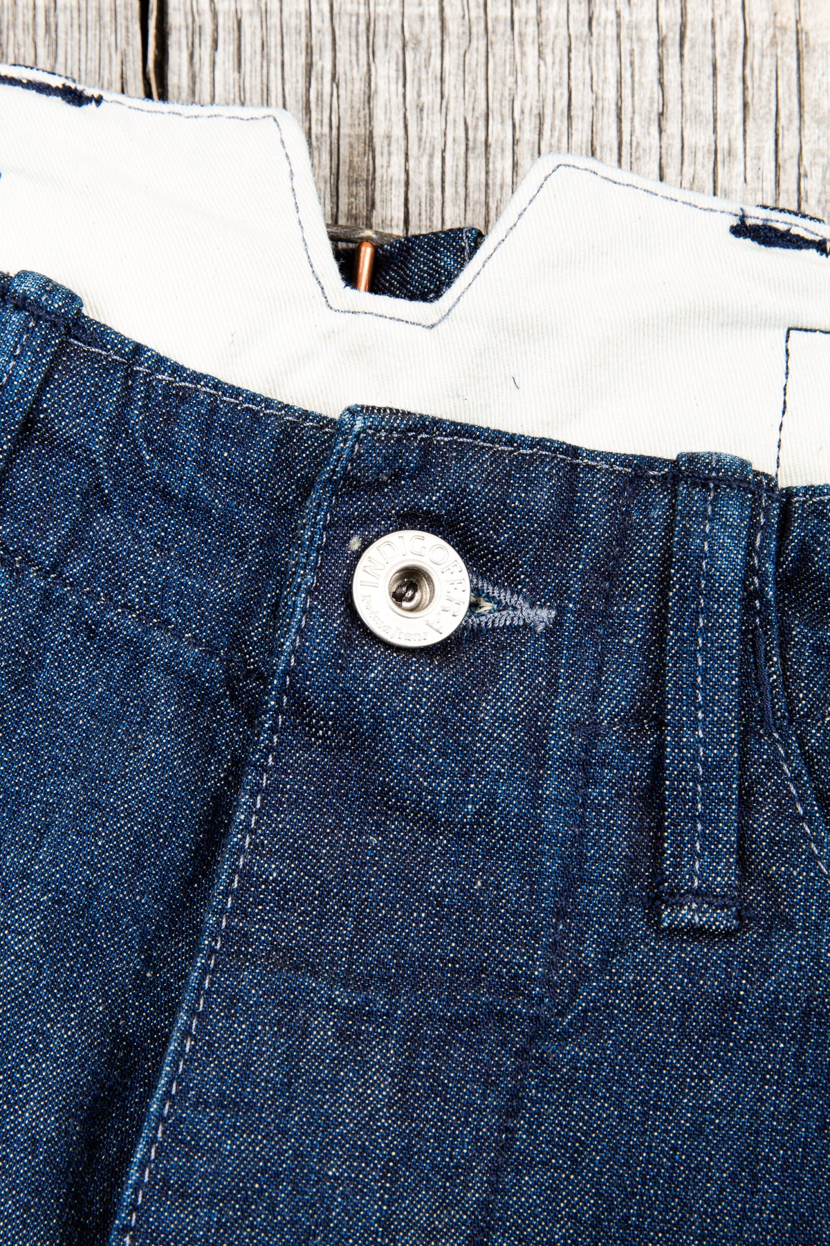 Indigofera Heyes 40's Navy Denim Pants