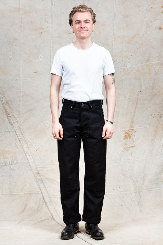 Indigofera Wendell Pants Smithson Black Canvas 13 oz