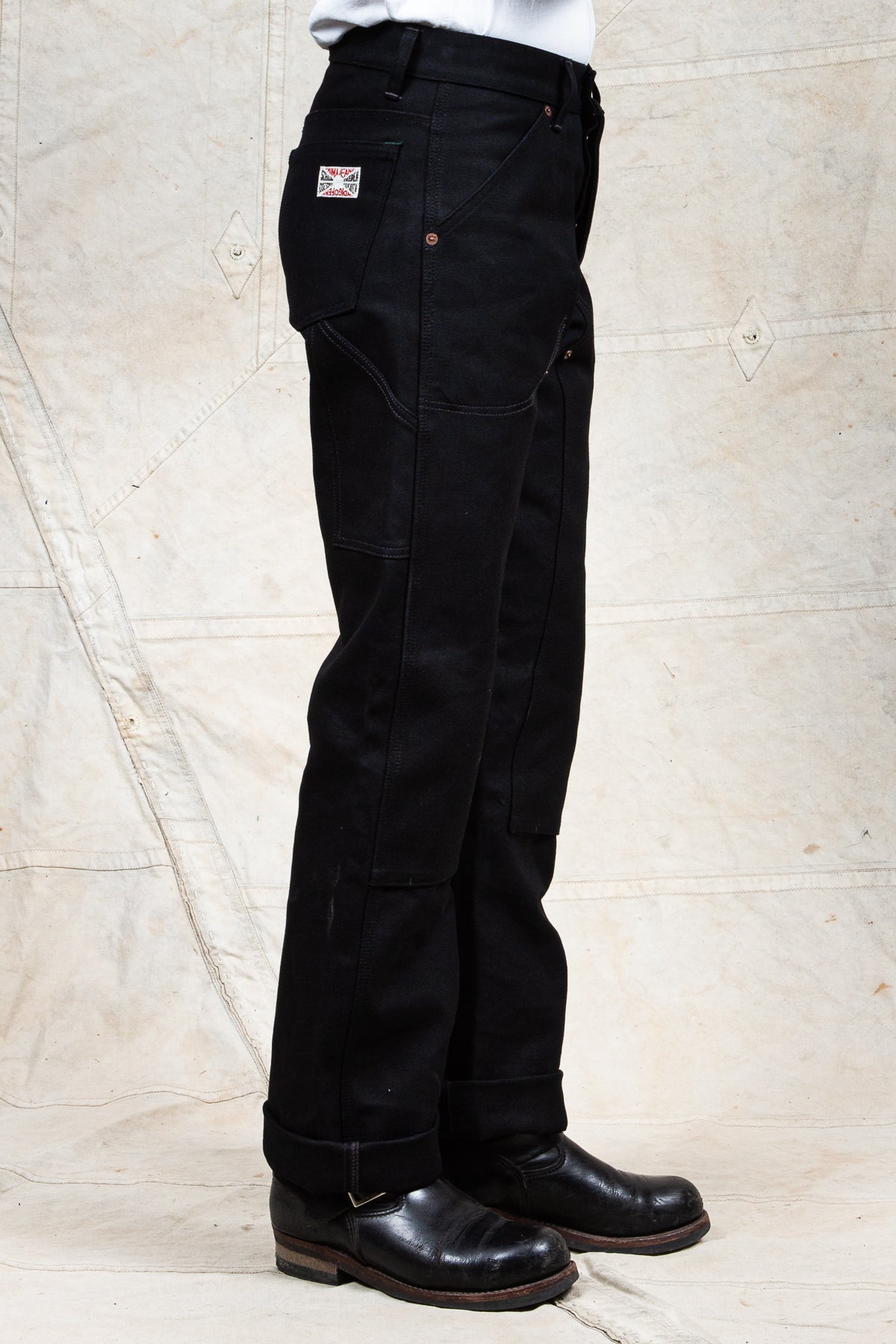 Indigofera Wendell Pants Smithson Black Canvas 13 oz