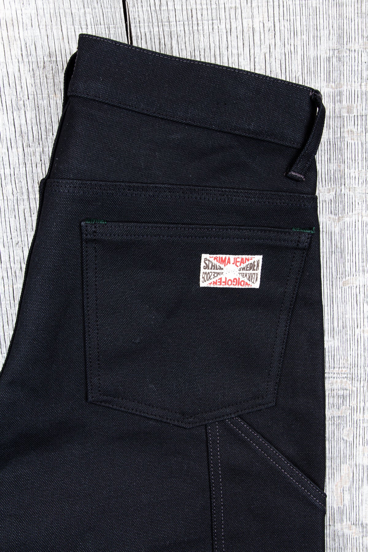 Indigofera Wendell Pants Smithson Black Canvas 13 oz
