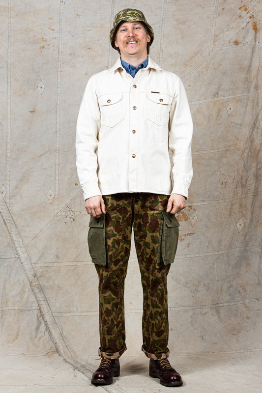 Indigofera Copeland Yucatan White Denim Shirt
