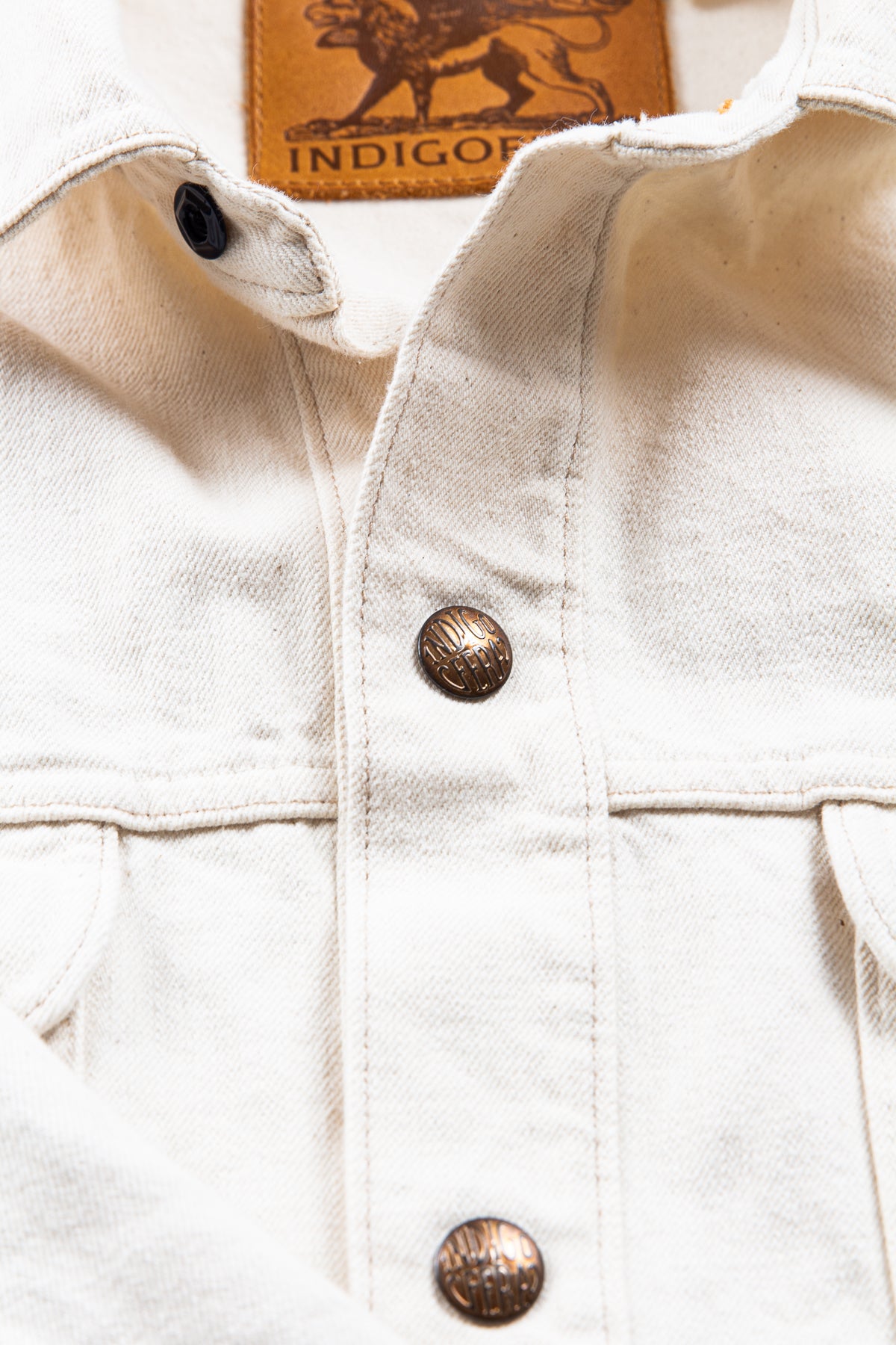 Indigofera Copeland Yucatan White Denim Shirt