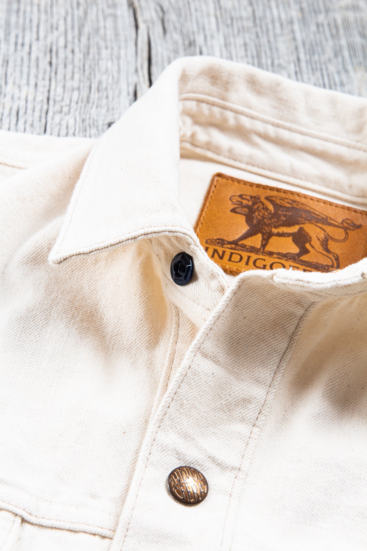 Indigofera Copeland Yucatan White Denim Shirt