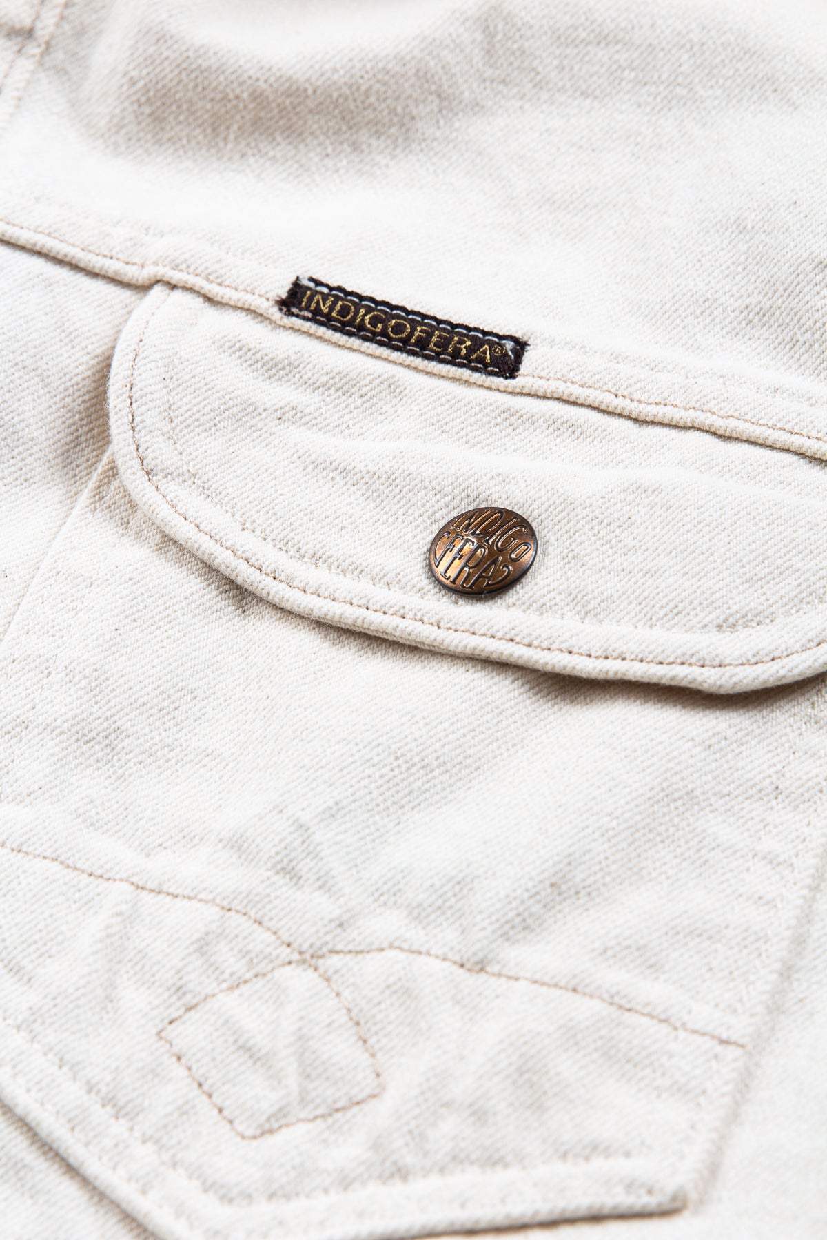 Indigofera Copeland Yucatan White Denim Shirt