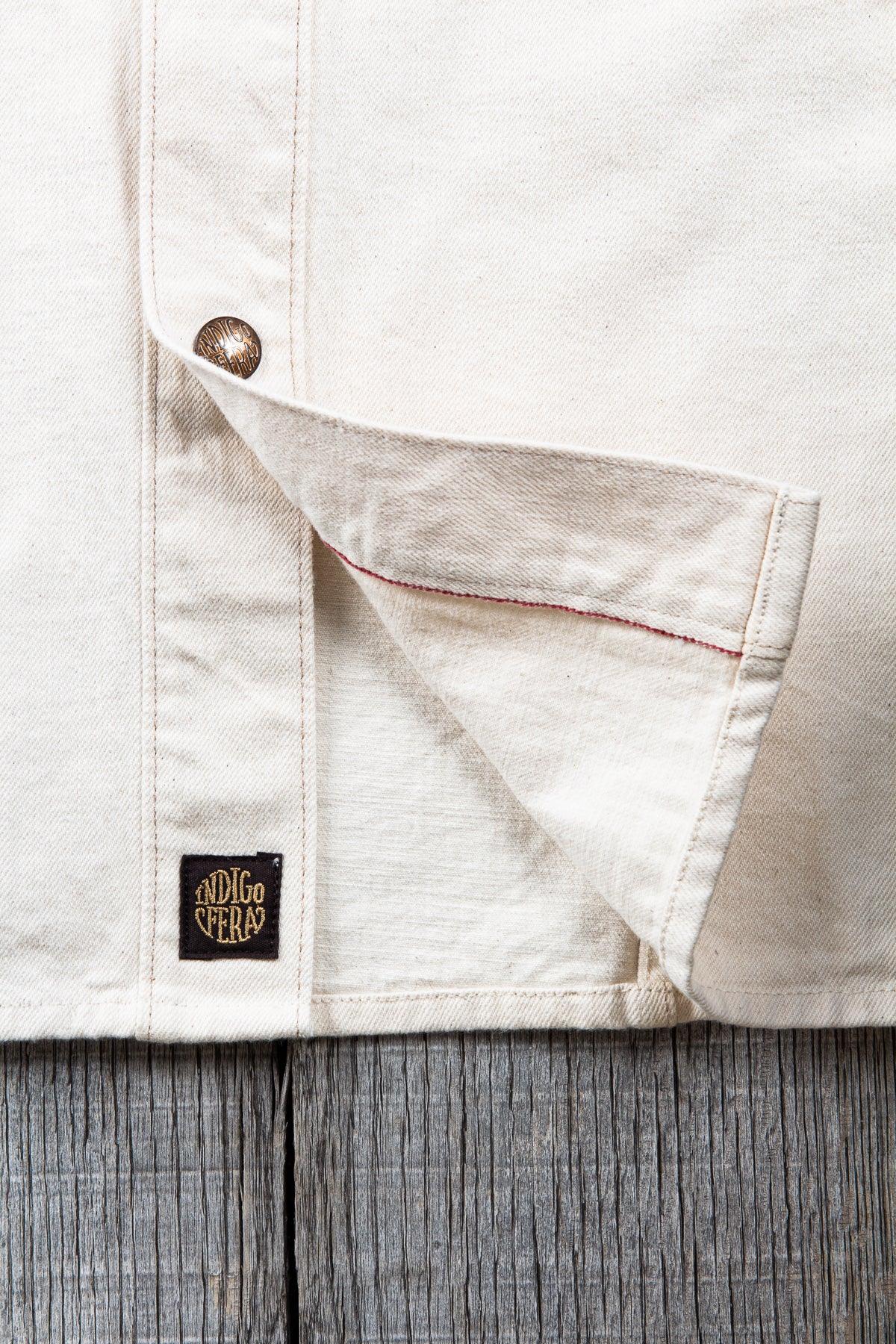 Indigofera Copeland Yucatan White Denim Shirt