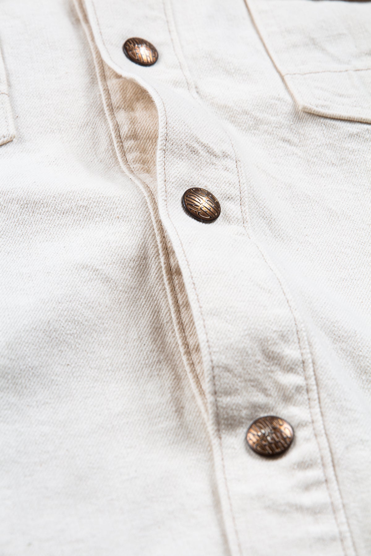 Indigofera Copeland Yucatan White Denim Shirt