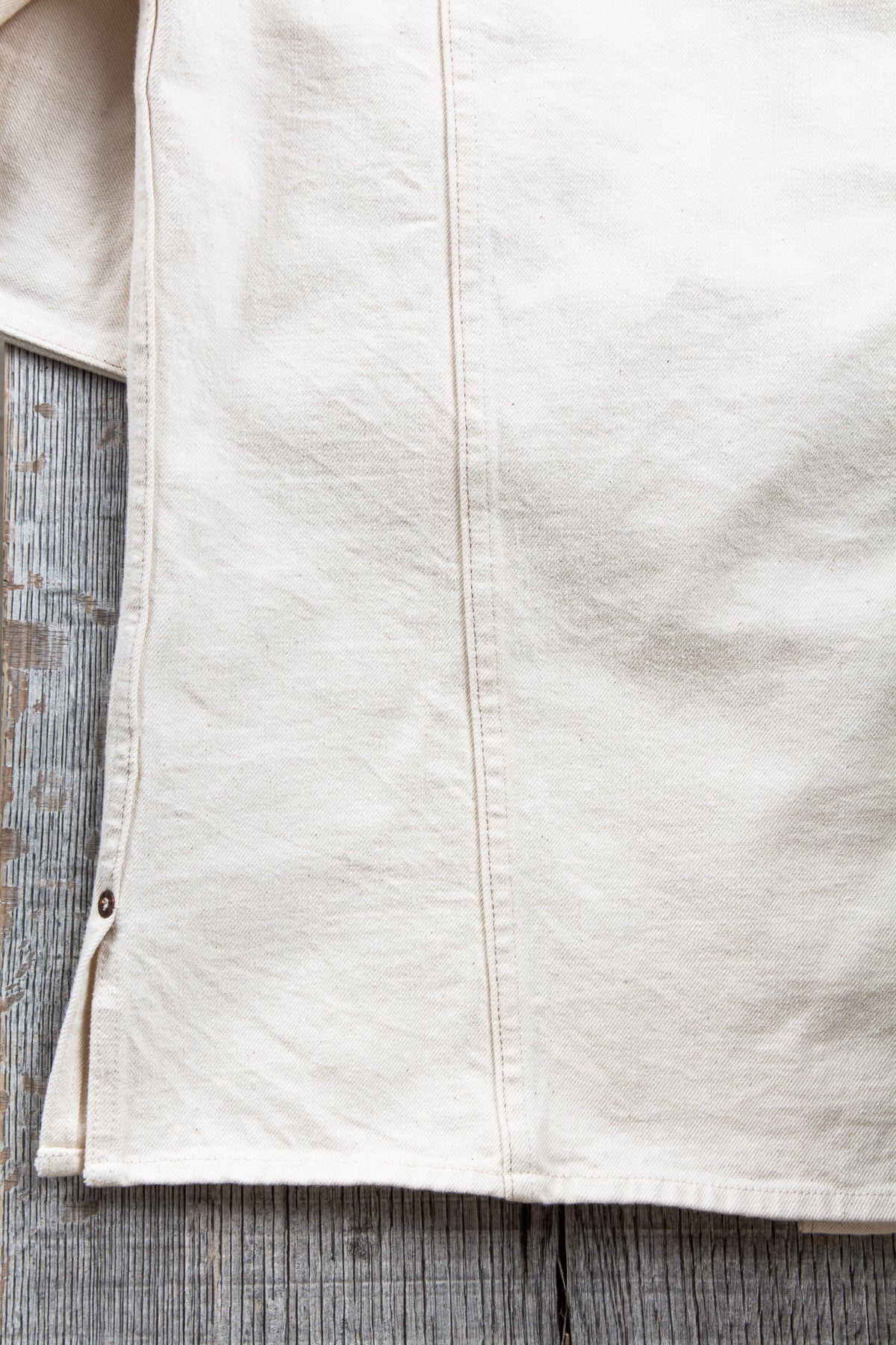 Indigofera Copeland Yucatan White Denim Shirt