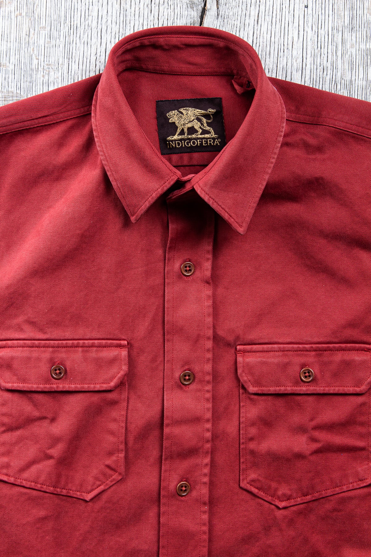 Indigofera Alamo Shirt Rust
