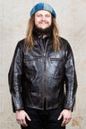 Second Hand Himel Brothers Café Racer Leather Jacket