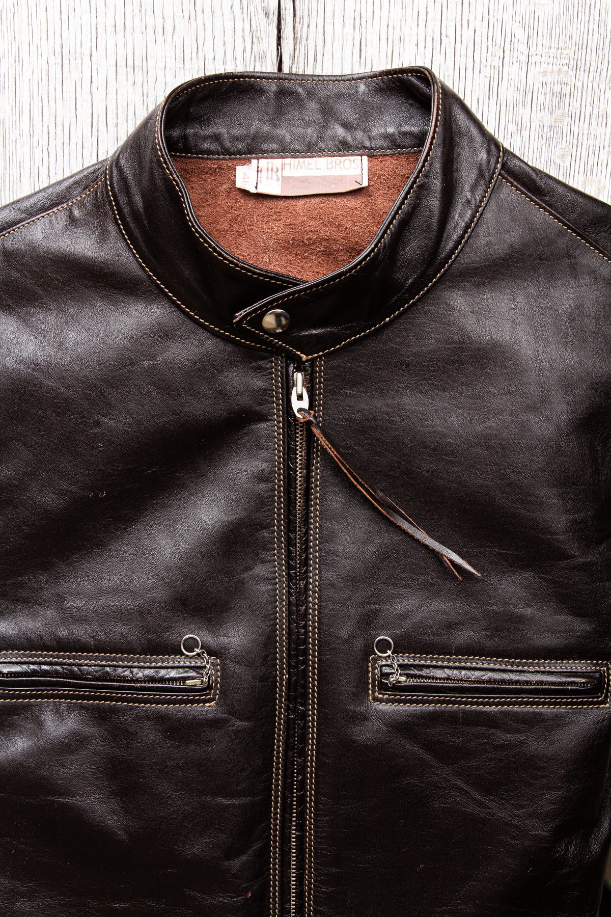 Second Hand Himel Brothers Café Racer Leather Jacket