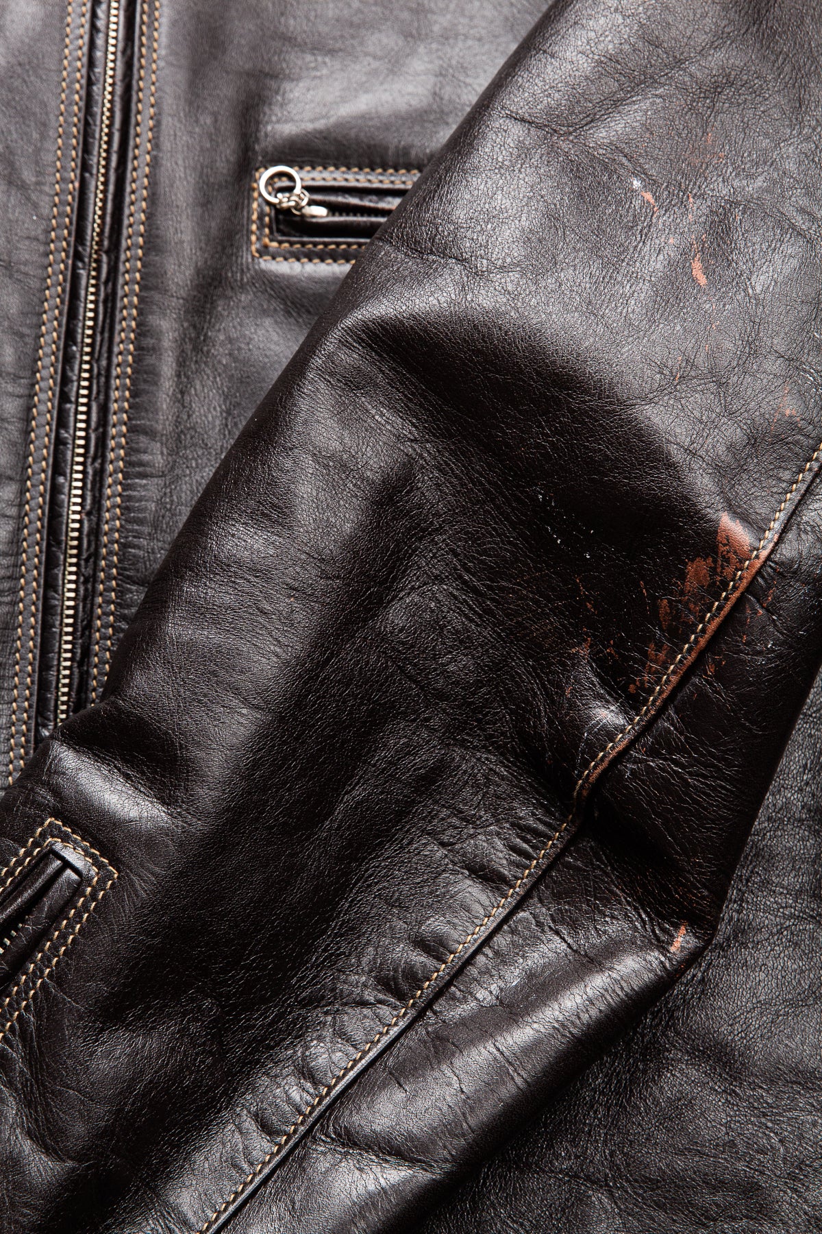Second Hand Himel Brothers Café Racer Leather Jacket