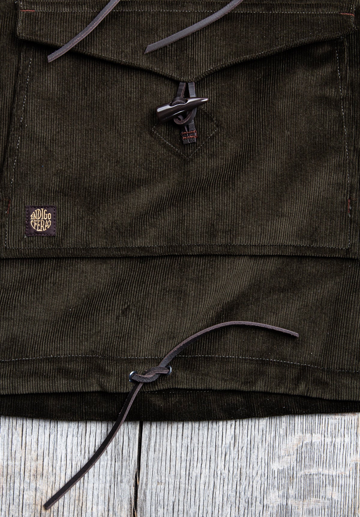 Indigofera Slunky Jacket Green Corduroy