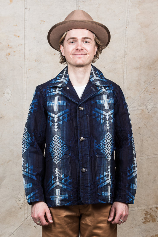Sugar Cane & Co Native American Denim Work Coat