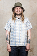 Sugar Cane & Co. Dobby Check Short Sleeve Open Shirt