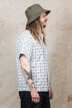 Sugar Cane & Co. Dobby Check Short Sleeve Open Shirt
