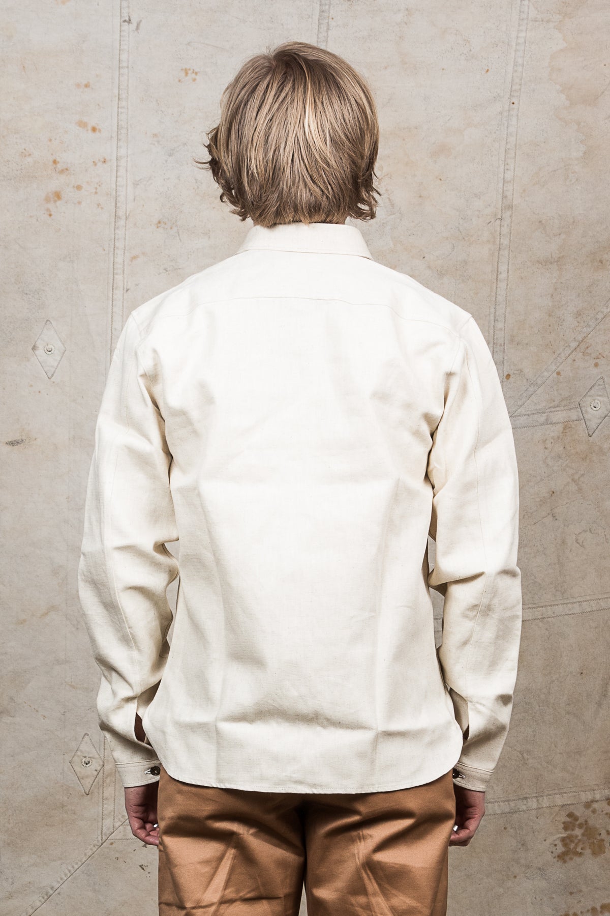Indigofera Holden Shirt White Twill