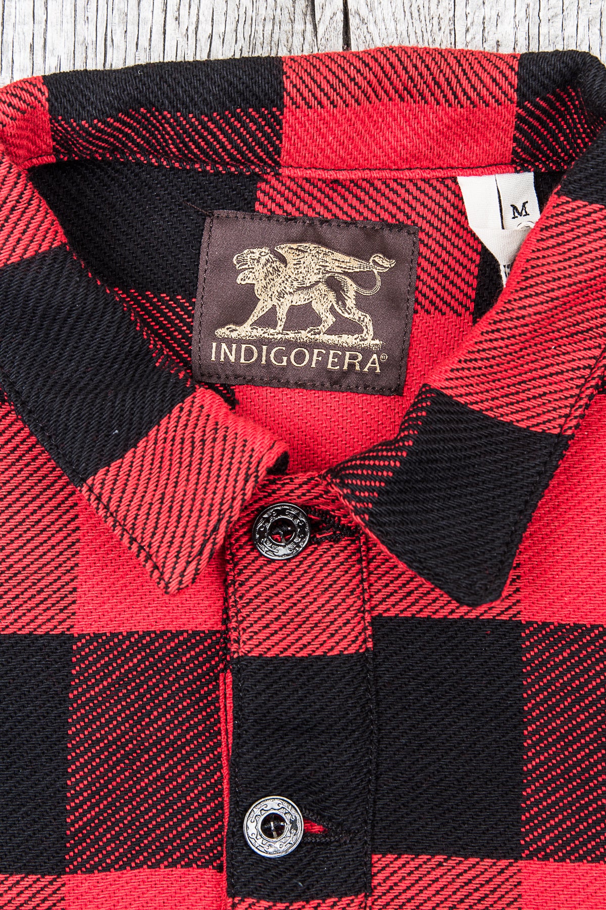 Indigofera Terrence Closed Front Shirt Buffalo Plaid